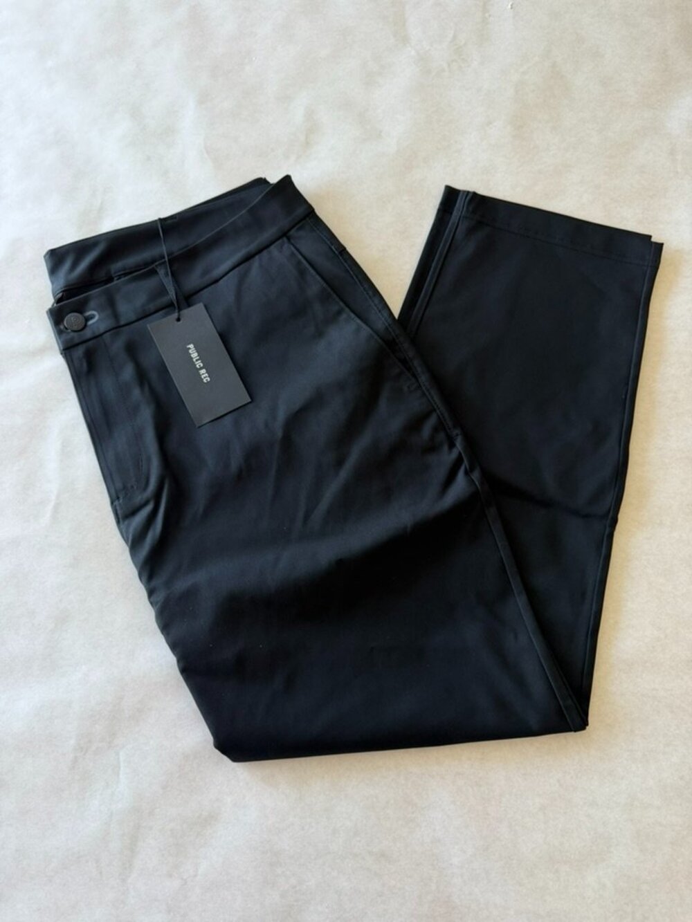 Public Rec VIP Chinos Pants Black Sz 36x28